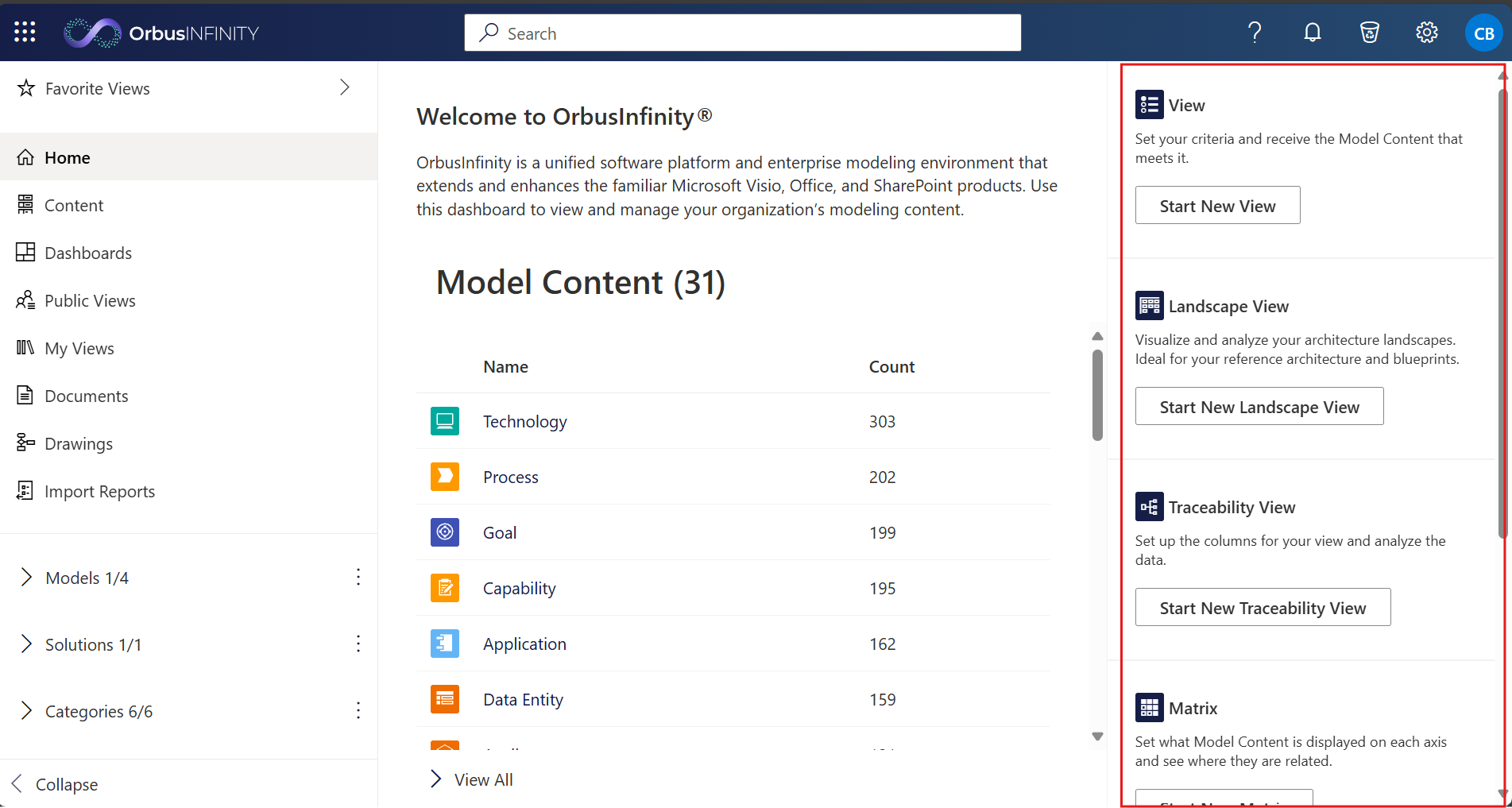 OrbusInfinity HomePage - extended - Quick Views.png