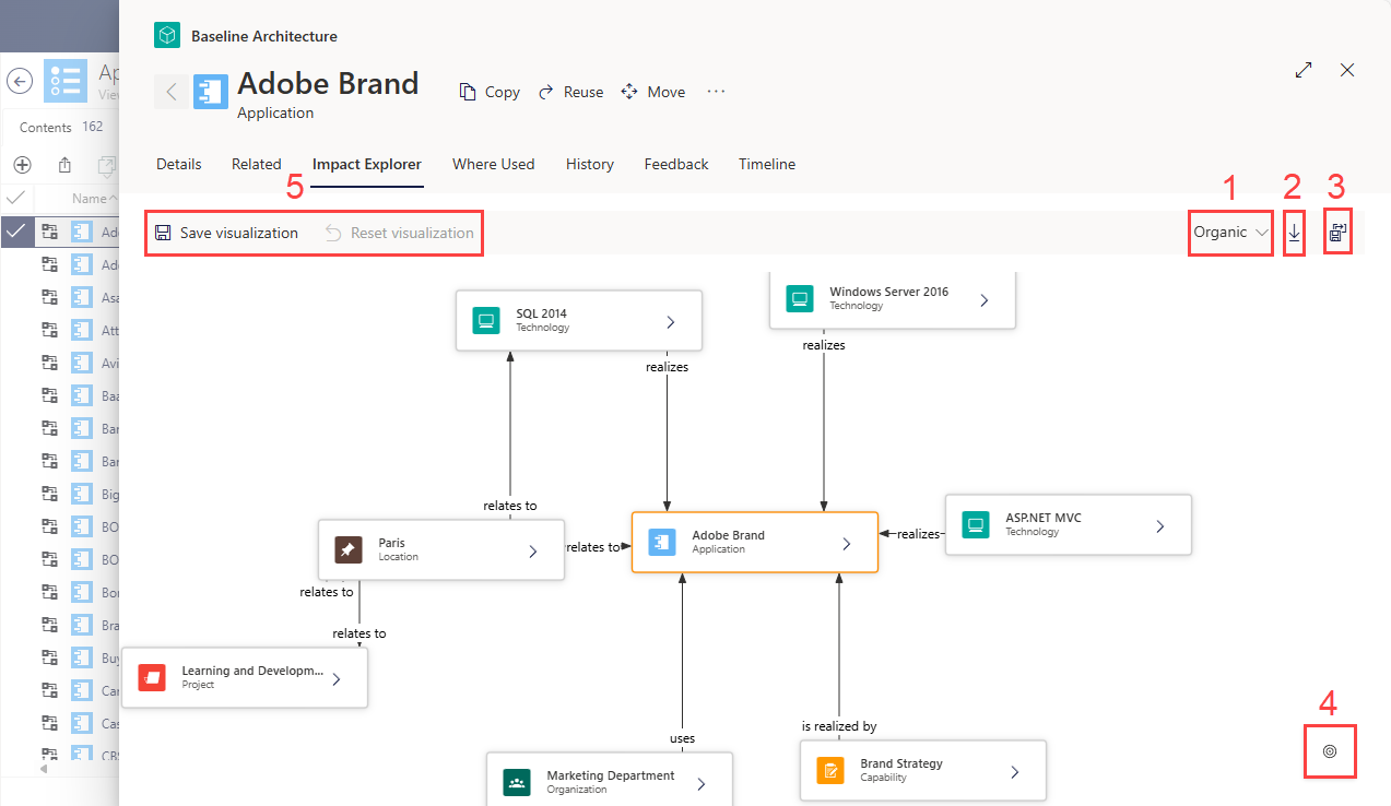 Using Impact Explorer – Orbus Software