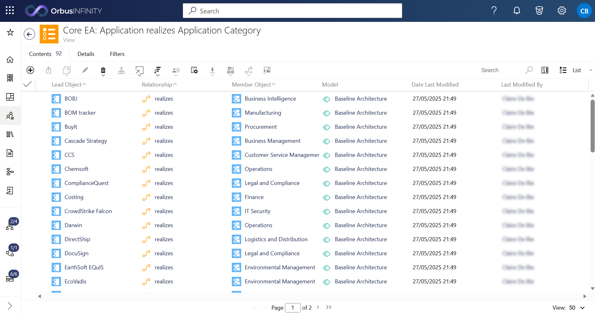 Create Objects and Relationships – Orbus Software